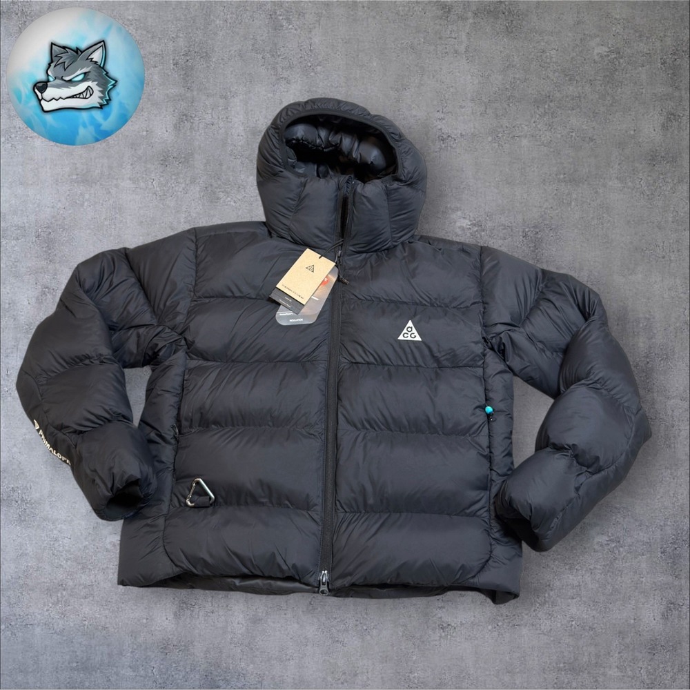 Nike ACG Lunar Lake PrimaLoft Therma-FIT ADV Puffer Jacket Black Wmn S FZ6761-01
